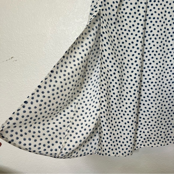 2/$30 H&M Maxi Pleated Polkadot Skirt with Side Slits SZ 10 - Picture 5 of 16